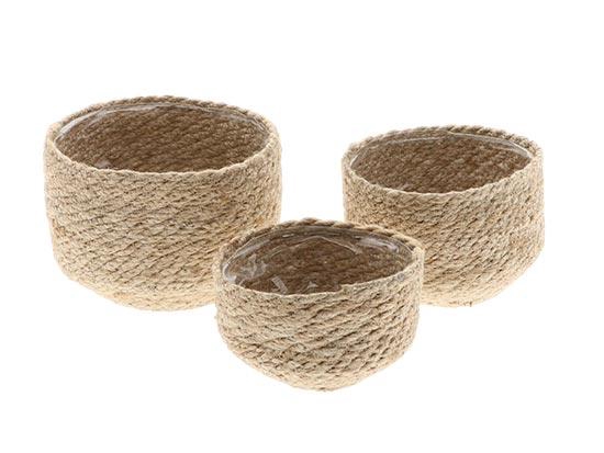 Basket Dhaka Jute H15D19 S3