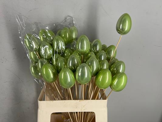 <h4>Stick Egg Pearl Green 7cm</h4>