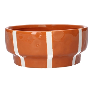 DF03-710164200 - Planter Ariona d18xh8 terra+white stripes