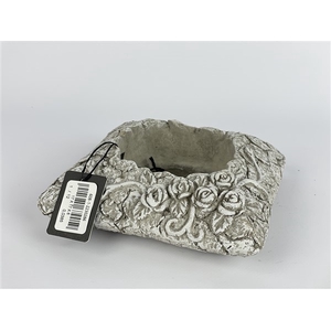 CEMENT SQUARE CUSHION  17*17*H6