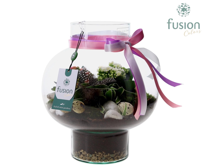 <h4>Green Bottle Laura Medium met Pasen arrangement</h4>
