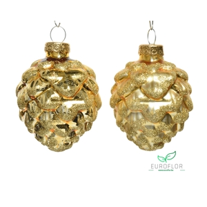 DENNENAPPEL GLAS LIGHT GOLD D5 H7 6PCS
