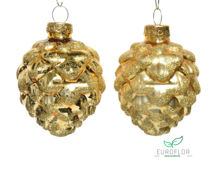 DENNENAPPEL GLAS LIGHT GOLD D5 H7 6PCS