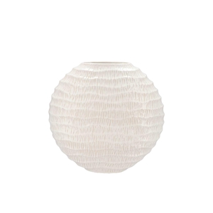 Lima White Vase Oval 31x12x30cm Nm