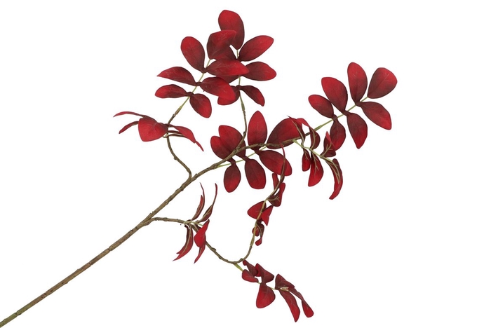 <h4>Silk Leaf Rowan Dark Red 71cm</h4>