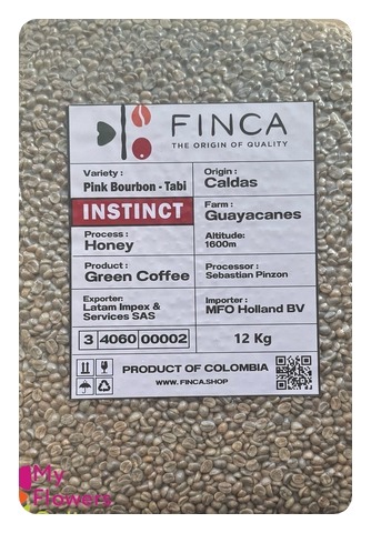 <h4>Green Coffee Pink Bourbon Honey-Tabi Instinct 12Kg</h4>
