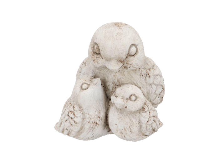 <h4>Concrete Antique Birds 14x18x15cm Nm</h4>