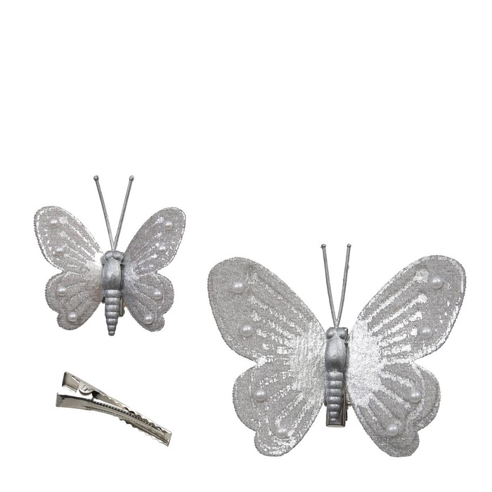 <h4>Christmas Deco butterfly/clip 5-8cm</h4>