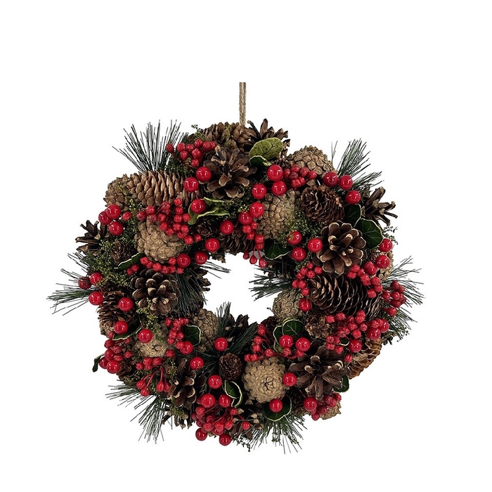 <h4>Wreath d30cm Berry</h4>