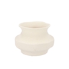 Junia White Organic Vase 19x19x14cm