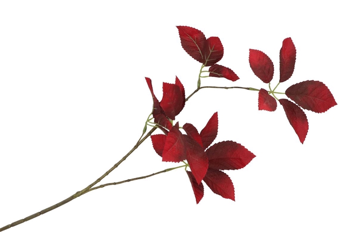 <h4>Silk Leaf Elder Dark Red 81cm</h4>