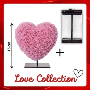 Arr6 Deco Foam Hart 15cm - Licht Roze