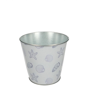 Maritime Zinc Ocean pot d13*12cm