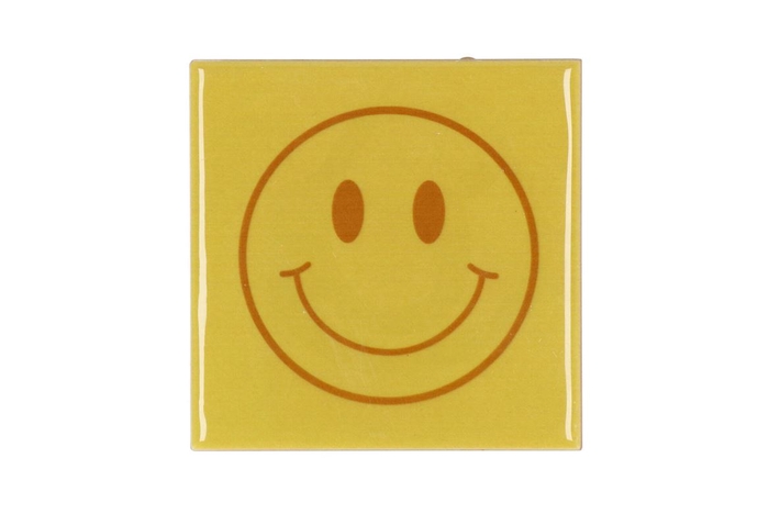 <h4>Tile Smiley Green 10x10x1cm</h4>