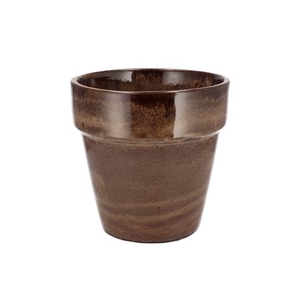 Ebbi Moss Brown Pot Glaze 20x20cm