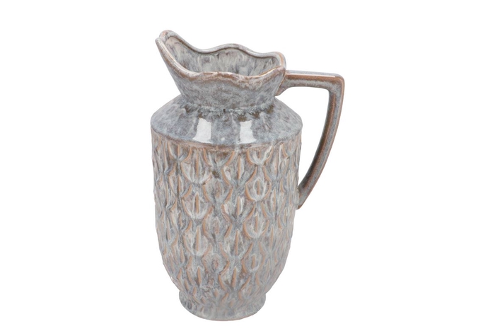 <h4>Inga Boa Grey Vase Active Glaze 23x20x38cm</h4>