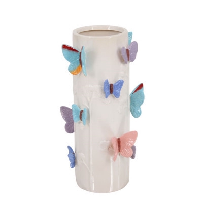 <h4>Keramiek Vaas vlinder d16*32cm</h4>
