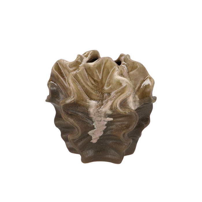 <h4>Dion Brown Vase 21x21x20cm</h4>
