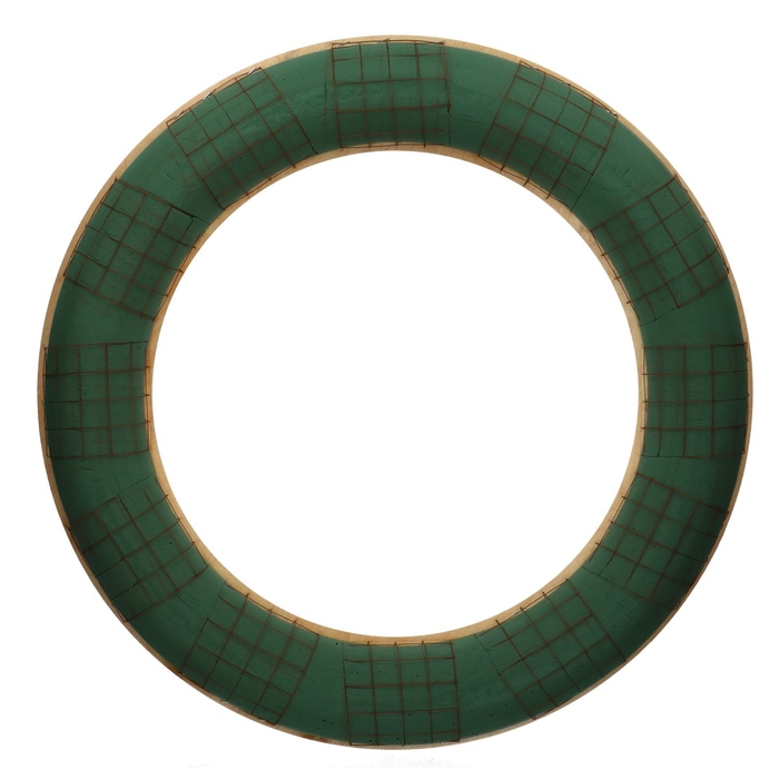 <h4>Foam Basic Wreath+wood d65cm</h4>