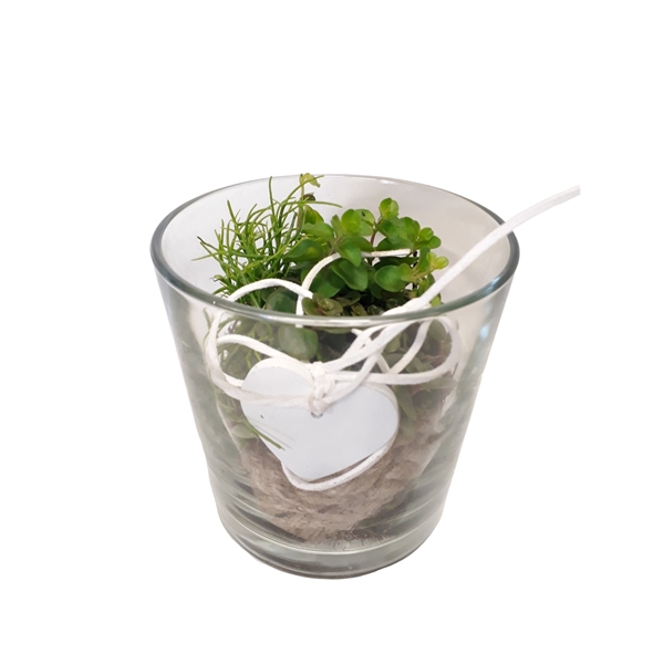 <h4>534GMX Cil.glas + jute mini groen mix</h4>