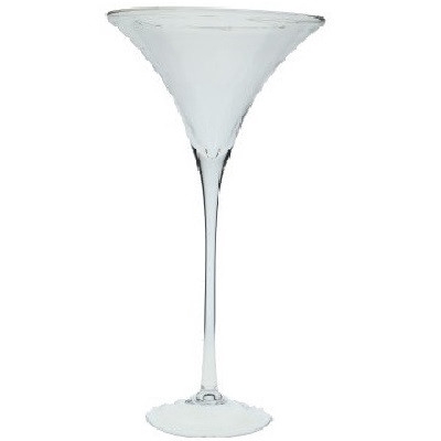 Glass martini glass d30 70cm