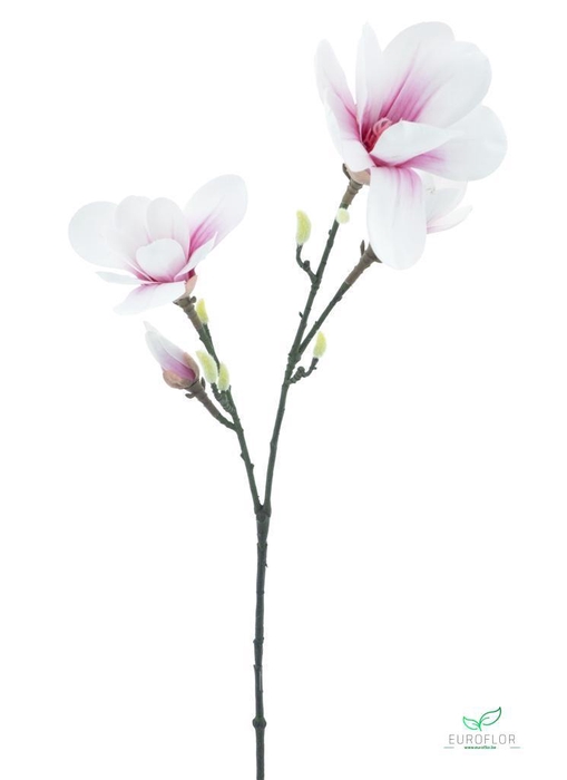 SILK FLOWERS - MAGNOLIA SPRAY SUWON LT PINK 76CM