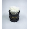 Box rd 8cm glitter zwart-wit