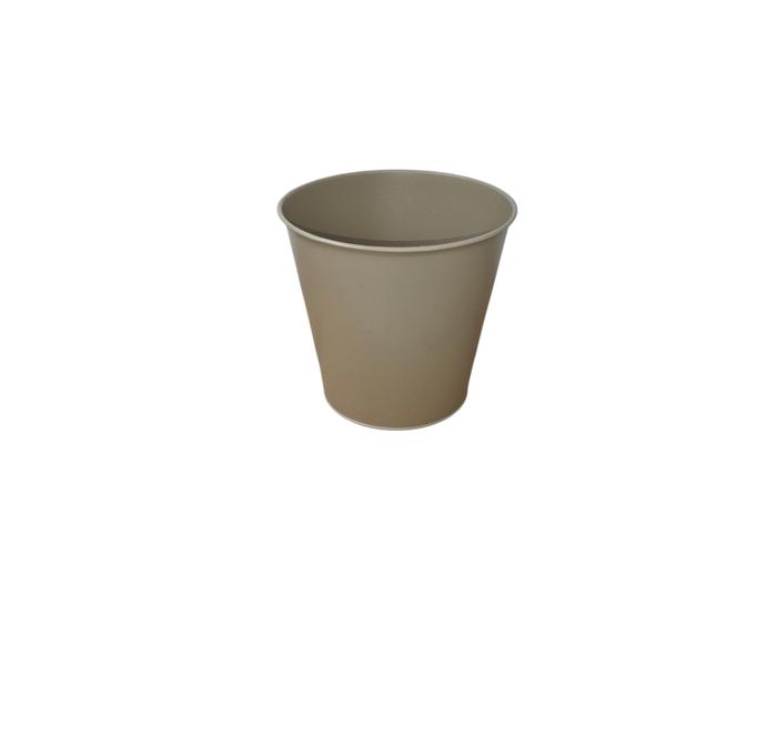 <h4>Pot zinc taupe pour orchidées</h4>