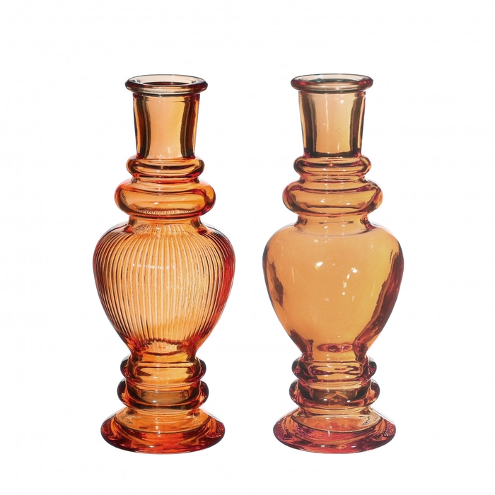 <h4>Glas Candle vaas d06*16cm ass.</h4>