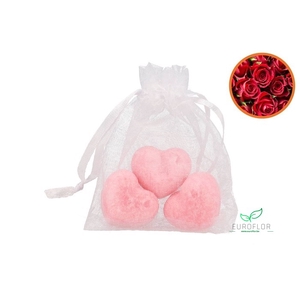 AMBER HEART MINI ROSE 3PCS