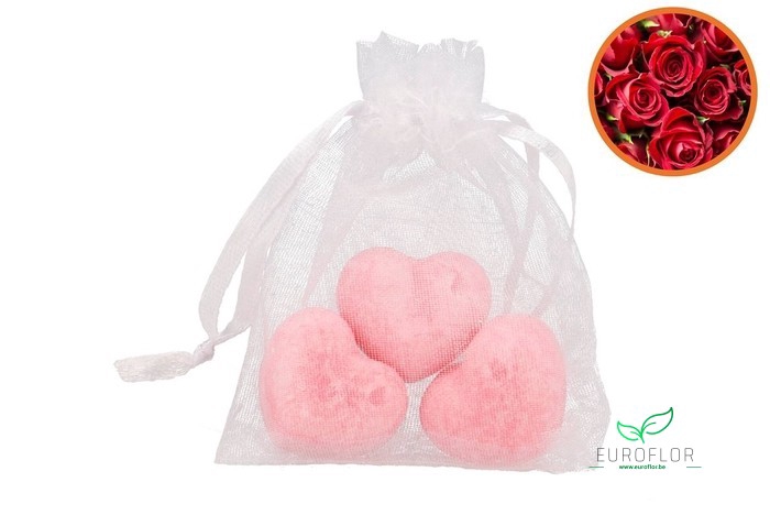 AMBER HEART MINI ROSE 3PCS