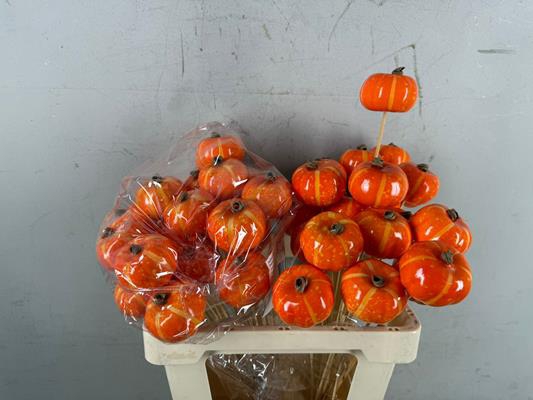 <h4>Stick Pumpkin 6cm Light Orange</h4>