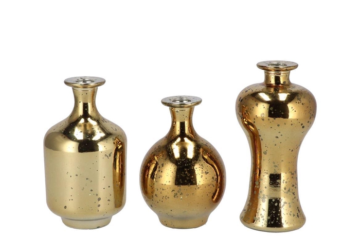 Taylor Gold Vase Ass 8x12cm