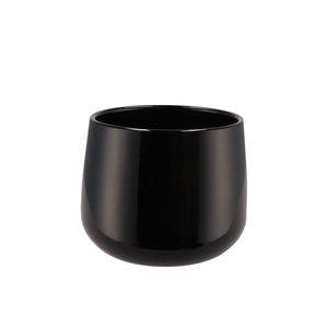 Berlijn Black Shine Pot 15x13cm