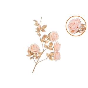 Silk Rose Goldie 5x Cream 116cm