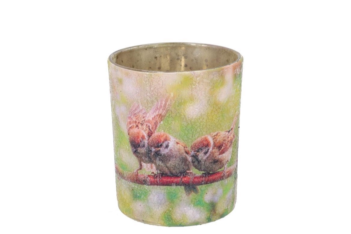 <h4>April Green T-light 10x10x12cm</h4>