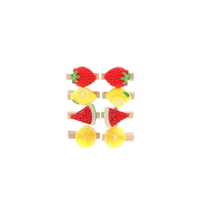 <h4>Fruit On Clip 8Pcs L10W2H15</h4>