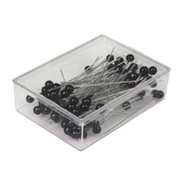 <h4>Pushpins  6cm black - box 100 pc</h4>