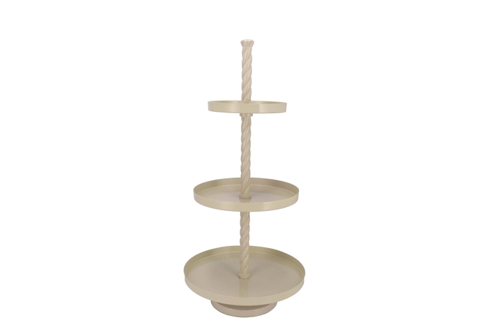 Storage Shelf Swirl Cozy Sand 45x45x100cm