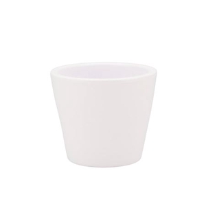 Vinci Matt White Container Pot 12x10cm