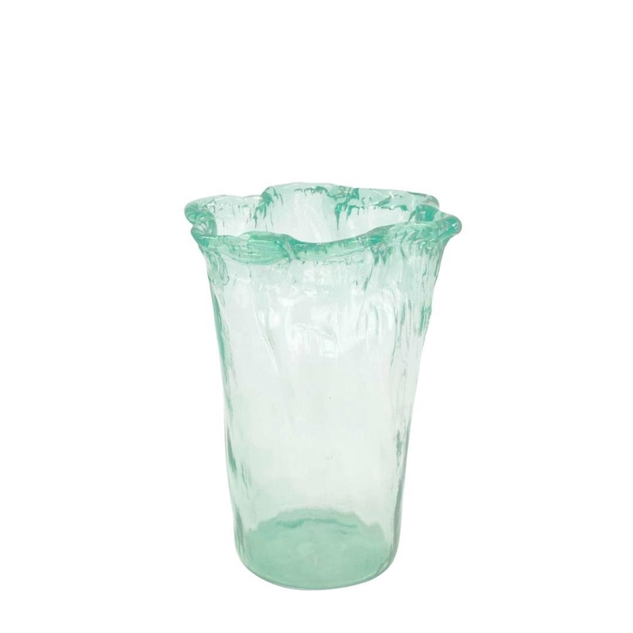 <h4>Glass vase Recylce d18*25cm</h4>