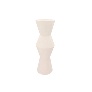 Lisboa White Vase Vivo 21x21x61cm Nm