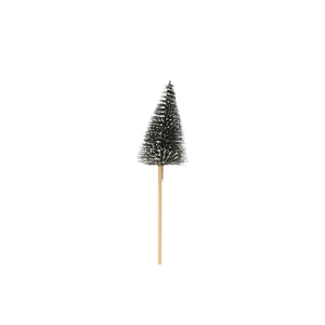 Pick Shine Christmas Tree Snow Majestic Green 17cm