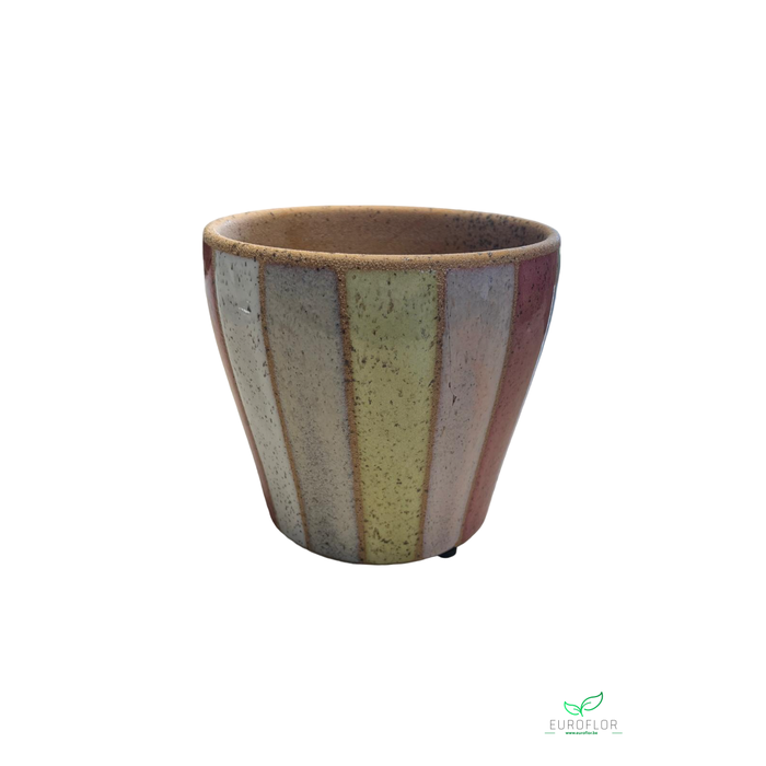 <h4>CERAMIC PLANTER 'RICOCHET'  17*17*H15,5</h4>