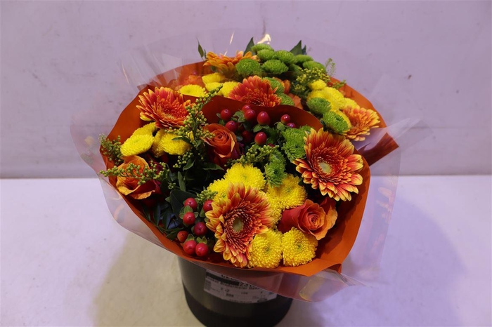 <h4>Boeket Biedermeier Geel/oranje</h4>