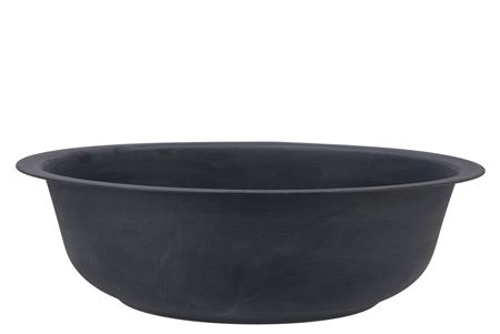 <h4>Zinc Basic Black Bowl 40x12cm</h4>