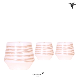 Kolibri Home Moonstone pot white
