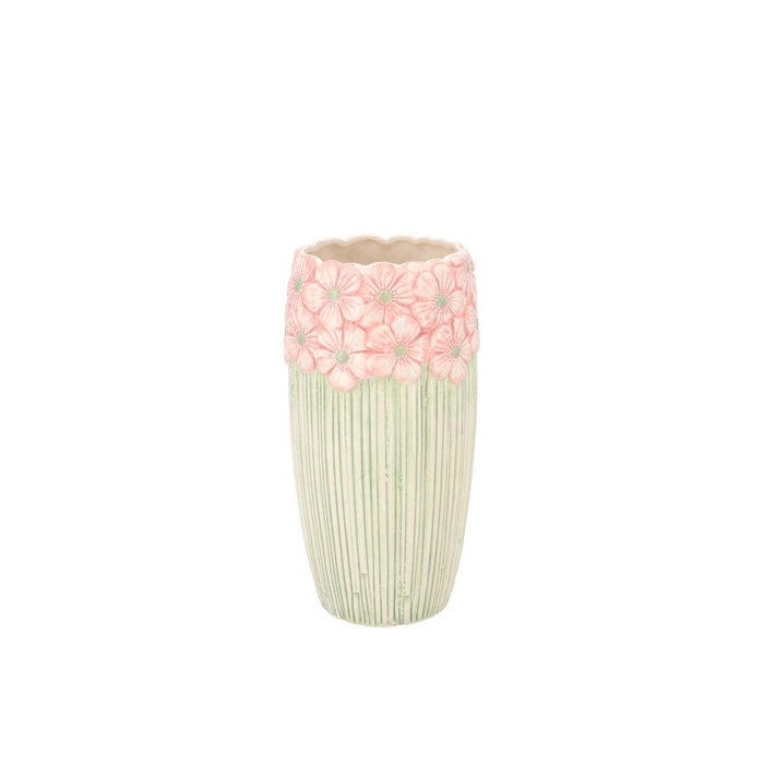 <h4>Jane Pink Vase Long 11x11x21cm</h4>