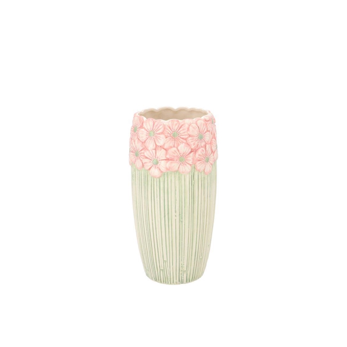 <h4>Jane Pink Vase Long 11x11x21cm</h4>