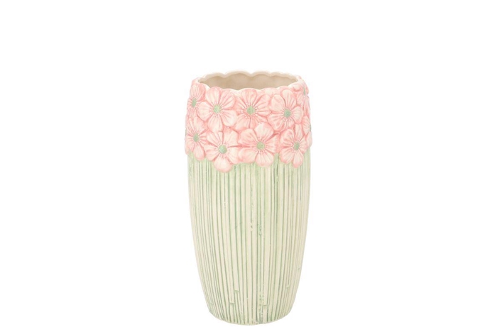 <h4>Jane Pink Vase Long 11x11x21cm</h4>
